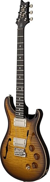 open zoom image for PRS Paul Reed Smith DGT Semi-Hollowbody Moons Electric Guitar (with Case), McCarty Sunburst, Action Position Back