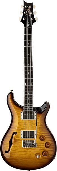 open zoom image for PRS Paul Reed Smith DGT Semi-Hollowbody Moons Electric Guitar (with Case), McCarty Sunburst, Main