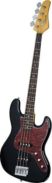 open zoom image for Schecter Diamond-J Electric Bass, Black - Angle