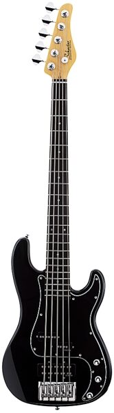open zoom image for Schecter Diamond-P 5 Custom 5-String Electric Bass, Gloss Black