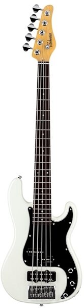 open zoom image for Schecter Diamond-P 5 Custom 5-String Electric Bass, White