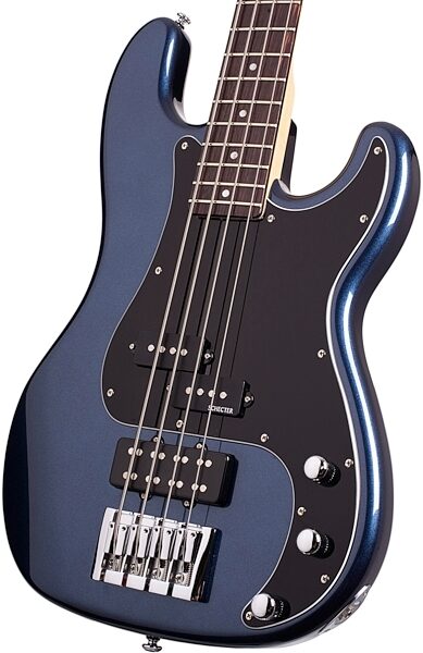 open zoom image for Schecter Diamond-P Custom Electric Bass, Dark Metallic Blue - Body