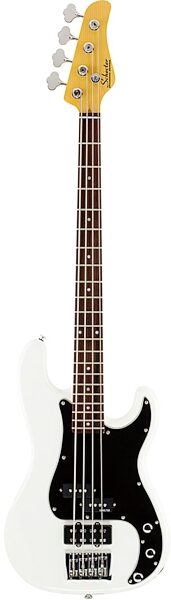 open zoom image for Schecter Diamond-P Custom Electric Bass, Vintage White