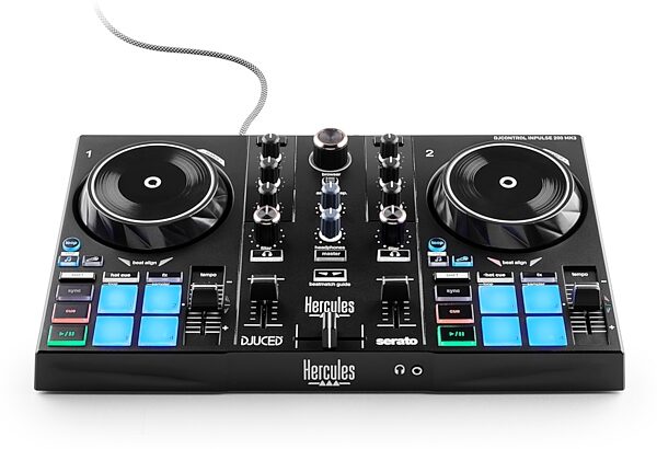 open zoom image for Hercules DJControl Inpulse 200 MK3 USB DJ Controller, New, Action Position Back