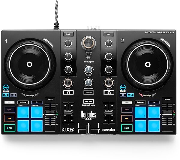 open zoom image for Hercules DJControl Inpulse 200 MK3 USB DJ Controller, New, Main