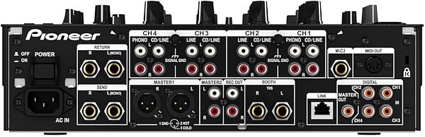 open zoom image for Pioneer DJM-900nexus 4-Channel DJ Mixer, Rear