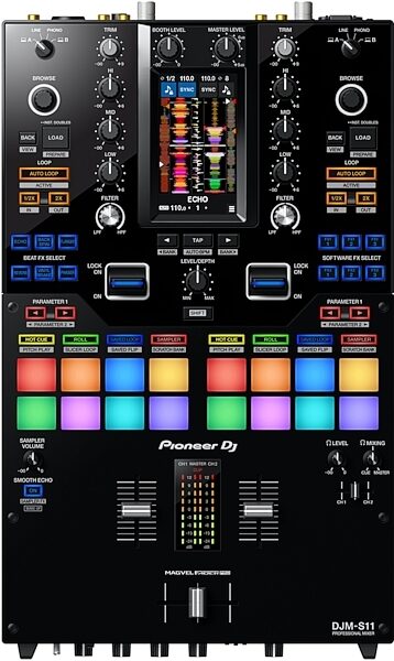 open zoom image for Pioneer DJ DJM-S11 Professional DJ Mixer, New, Main