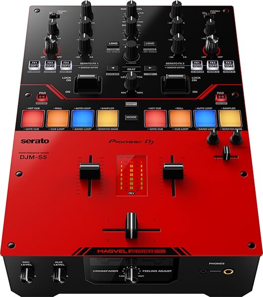 open zoom image for Pioneer DJ DJM-S5 DJ Mixer, New, Action Position Back