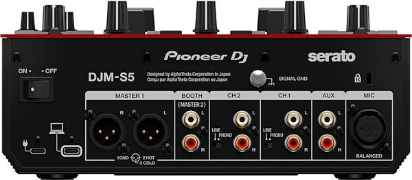 open zoom image for Pioneer DJ DJM-S5 DJ Mixer, New, Action Position Back