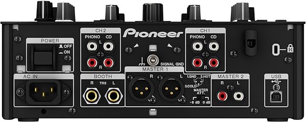 open zoom image for Pioneer DJM-T1 Digital DJ Mixer, Rear