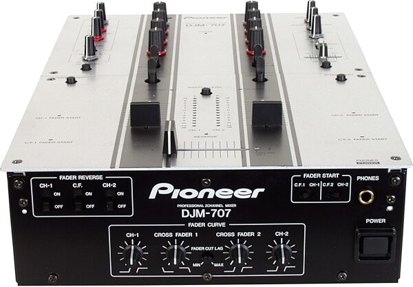 open zoom image for Pioneer DJM707 Battle DJ Mixer, Front
