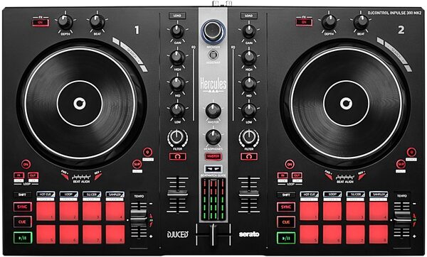 open zoom image for Hercules DJControl Inpulse 300 MK2 DJ Controller, New, Action Position Back