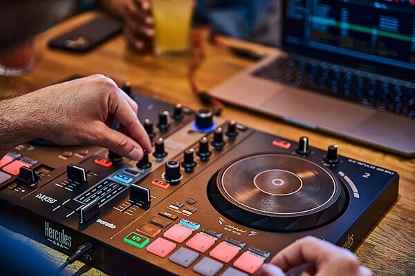open zoom image for Hercules DJControl Inpulse 300 MK2 DJ Controller, New, Action Position Back