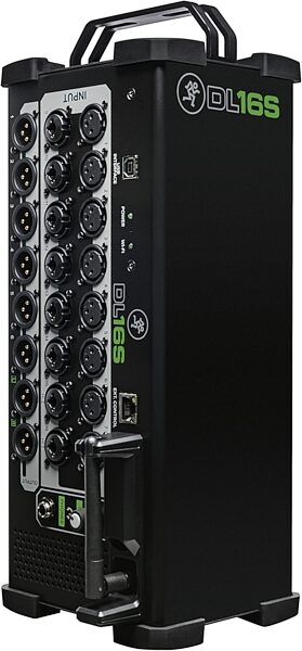 open zoom image for Mackie DL16S 16-Channel Wireless Digital Mixer, Angled Front