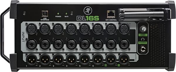open zoom image for Mackie DL16S 16-Channel Wireless Digital Mixer, Detail Front