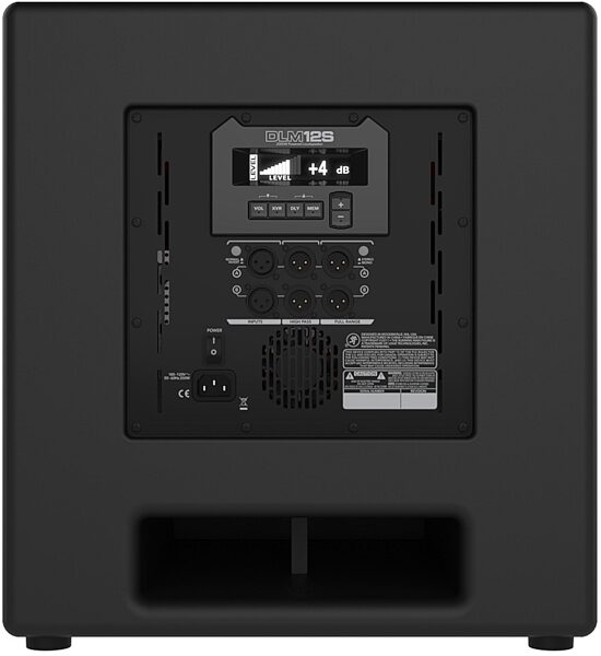 open zoom image for Mackie DLM12S 12" Powered Subwoofer (2000 Watts), Open Box (Very Good), Rear