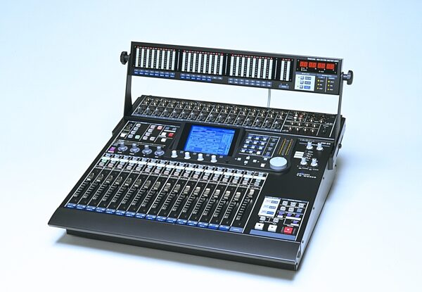 open zoom image for TASCAM DM24 24-Channel Digital Mixer, Right Angle with Meter Bridge