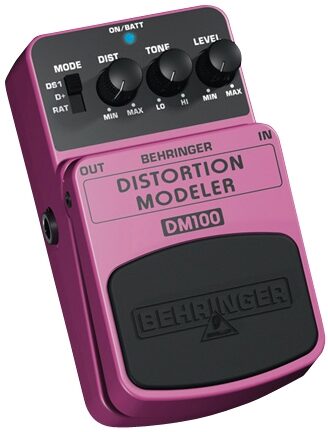 open zoom image for Behringer DM100 Distortion Modeler Pedal, Angle