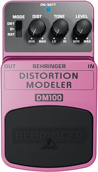 open zoom image for Behringer DM100 Distortion Modeler Pedal, Main