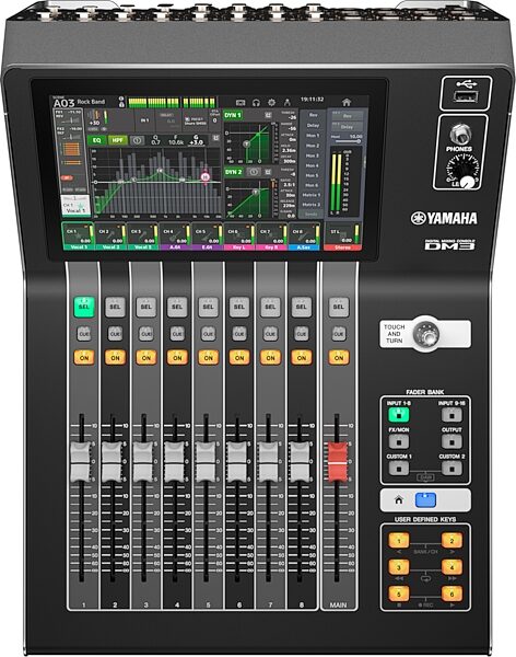 open zoom image for Yamaha DM3-D Digital Mixer - Dante Edition, New, Detail Front