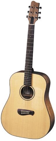 open zoom image for Tacoma DM9E Acoustic-Electric Guitar with Case, Main