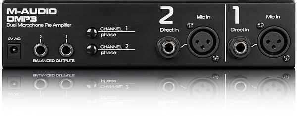 open zoom image for M-Audio DMP3 Dual Mic Pre and Direct Box, Back