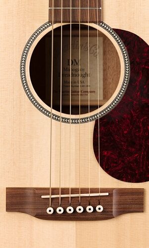 open zoom image for Martin DM Dreadnought Acoustic Guitar (with Case), Bridge