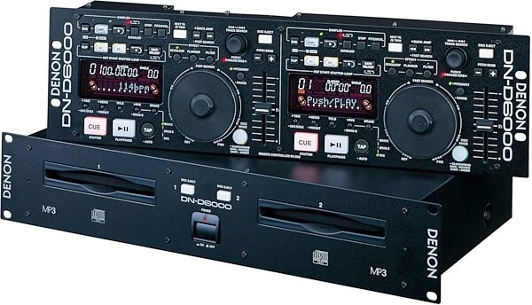 open zoom image for Denon DND6000 Dual CD/MP3 Player, Angle