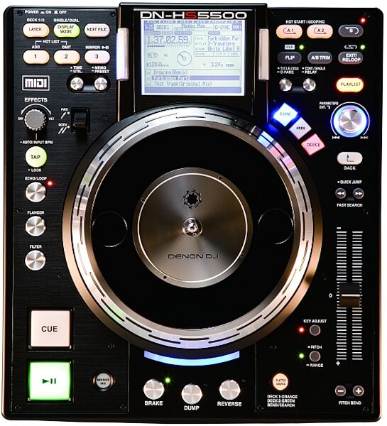 open zoom image for Denon DNHS5500 Direct Drive Turntable Media Player Controller, Top
