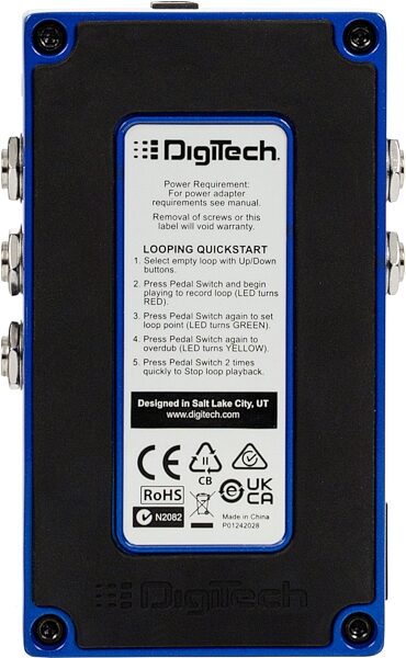 open zoom image for DigiTech JamMan Solo HD Looper Pedal, New, Action Position Back