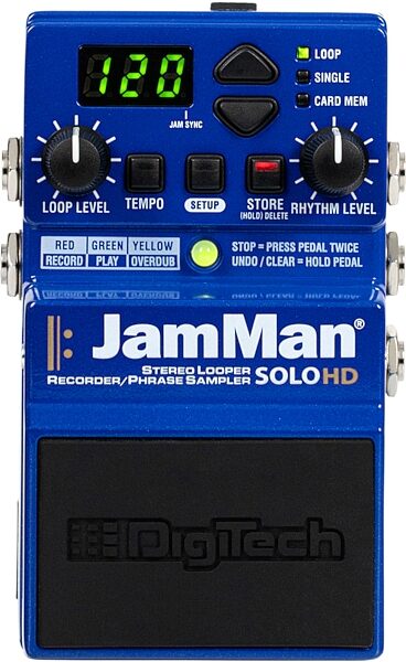 open zoom image for DigiTech JamMan Solo HD Looper Pedal, New, Action Position Back