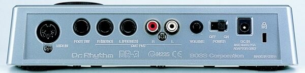 open zoom image for Boss DR-3 Dr. Rhythm Drum Machine, Rear