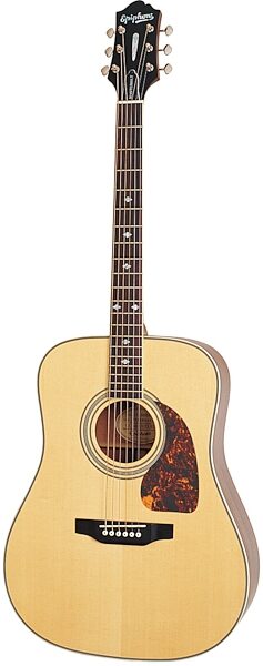open zoom image for Epiphone Masterbilt DR-500ME Acoustic-Electric Guitar, Natural Satin