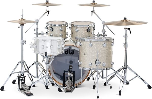 open zoom image for Drum Workshop Collector's Series SSC Maple 4-Piece Shell Kit, Broken Glass, Action Position Back