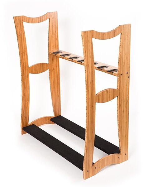 open zoom image for DRS Racks Bravo7 Original Guitar Rack (7-Space), Natural, Main