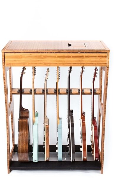 open zoom image for DRS Racks BT7 Benchtop Guitar Workstation for Bravo7 Guitar Rack, Natural, ve