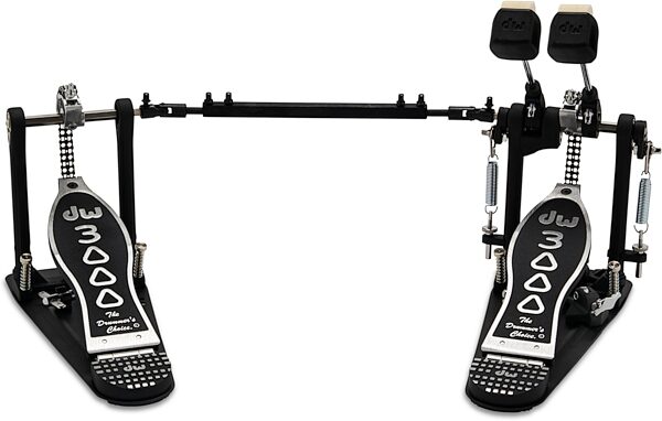 open zoom image for Drum Workshop 3002A Double Bass Drum Pedal, Black/Chrome, Action Position Back