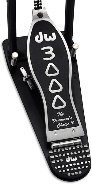 open zoom image for Drum Workshop 3002A Double Bass Drum Pedal, Black/Chrome, Action Position Back
