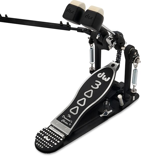 open zoom image for Drum Workshop 3002A Double Bass Drum Pedal, Black/Chrome, Action Position Back