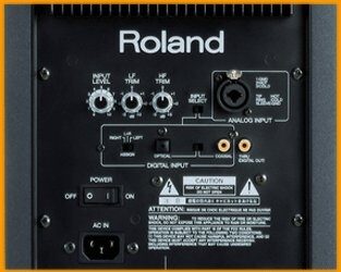 open zoom image for Roland DS90A Powered Digital Monitor, Rear