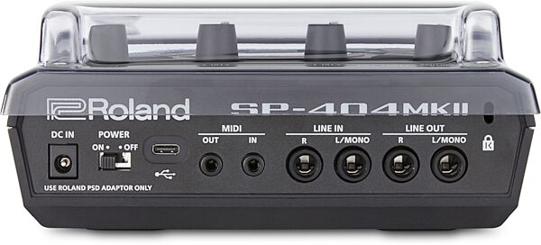 open zoom image for Decksaver Cover for Roland SP-404 MK2 Drum Machine, New, Action Position Back