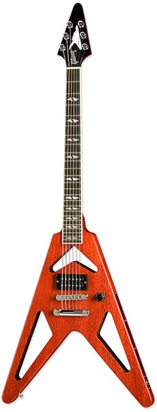 open zoom image for Gibson DSHV Holy V Electric Guitar (With Case), Worn Cherry