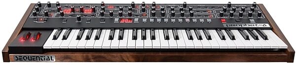 open zoom image for Sequential Prophet-6 Analog Synthesizer Keyboard, 49-Key, New, Front