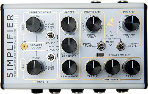open zoom image for DSM Humboldt Simplifier MK-II Zero Watt Stereo Amplifier, New, Action Position Back