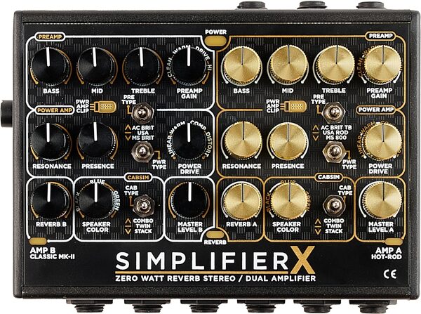 open zoom image for DSM Humboldt Simplifier X Zero-Watt Amp Simulator, New, Action Position Back