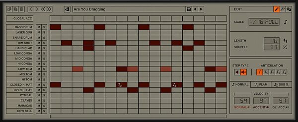 open zoom image for D16 Group Nepheton Drum Machine Plug-in Software, Digital Download, Action Position Back