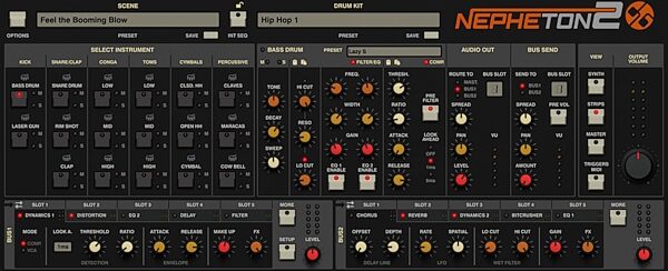 open zoom image for D16 Group Nepheton Drum Machine Plug-in Software, Digital Download, Action Position Back
