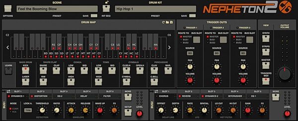 open zoom image for D16 Group Nepheton Drum Machine Plug-in Software, Digital Download, Action Position Back