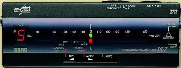 open zoom image for Korg DT7 Chromatic Tuner, Main