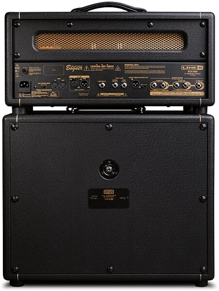 open zoom image for Line 6 DT25 Guitar Amplifier Half Stack with DT25 Head and Cabinet, Back